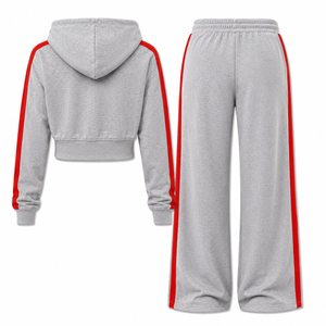 Conjunto Deportivo Personalizado para Mujer, Diseño Sólido, Ropa Casual para Gimnasio y Uso Diario, Fabricante Mayorista - Product Image 4