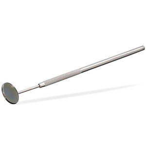 Stainless Steel Dental <b>Mirror</b> Number 5 with Handle 6.5 Inch <b>Dentist</b> Teeth Cleaning Oral Inspection Clinical Examination - Product Image 1