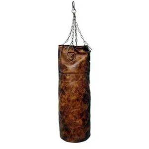 Sac de frappe en cuir robuste pour la boxe, le MMA, le kickboxing, l'entraînement en salle de sport, équipement sportif - Product Image 1