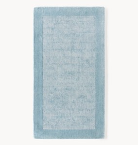 Modern <b>Abstract</b> Wool and Viscose High Pile Hand Tufted Carpet Texture Neutral Tone Living Room Rug - Product Image 1