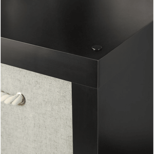 Organizzatore a 4 cubi nero solido, eleganti librerie e scaffali - Product Image 5