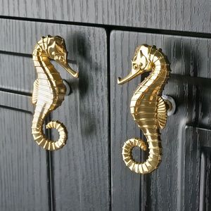 Creative Elephant Door And <b>Drawer</b> Knob Furniture Handle Knob Golden Knob Finished <b>Brass</b> / Aluminum Metal - Product Image 6
