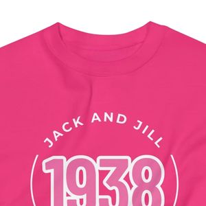 เสื้อสเวตเชิ้ตคอกลม Jack and Jill Pink 1938 JJ Circle แบบยูนิเซ็กส์ แขนยาว เนื้อผ้านุ่ม สวมใส่สบาย รับผลิตเสื้อผ้าขายส่งตามสั่ง - Product Image 3