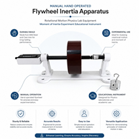 Appareil d'inertie à volant d'inertie |   Équipement de laboratoire de physique du mouvement rotatif |   Instrument éducatif pour l'expérimentation sur l'inertie