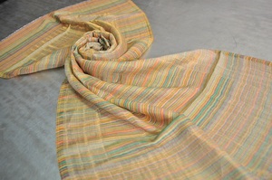 Estolas de Lana Fina con Teñido Espacial Zari, Bufanda Larga de Invierno Tejida, Bufanda Larga Tradicional de Cachemira - Product Image 2