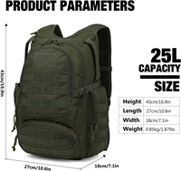 Sac à dos tactique de conception nouvelle, pour le sport, les voyages en plein air, la chasse, la randonnée, pour hommes et femmes