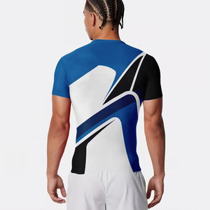 Pakistan Manufacturer Fully Sublimated Breathable Quick Dry Unisex Half Sleeve Pullover Fitted Protective MMA Training Rash - Product Image 2