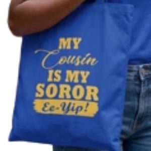 Family Soror Canvas <b>Tote</b> Bag for Women Large Capacity Shoulder Carry Bag Reusable Casual Shopping <b>Book</b> Bag Custom Wholesale - Product Image 5