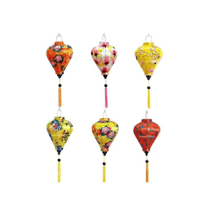 Wholesale Durable Eco-Friendly Handmade Silk Vietnamese Lantern <b>Flower</b> Theme Decoration for Home Wedding Festival Party Decor - Product Image 5