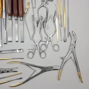 Ensemble de craniotomie 133 pièces pour instruments de neurochirurgie en acier inoxydable, qualité allemande, avec boîte - Product Image 2