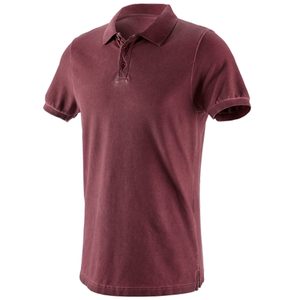 Polo à manches courtes pour homme, couleur unie, style décontracté, 100% coton, respirant, coupe régulière, tissu tissé - Product Image 4