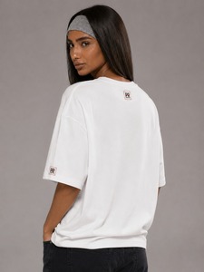 Camisetas de verano con cuello redondo, manga corta, transpirables, informales para mujer, 100% algodón. - Product Image 2