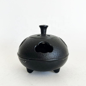 Vintage Black Iron Metal Palo Santo Holder With Curved Handle For Home Fragrance Spiritual <b>Smudge</b> <b>Stick</b> Incense Holder - Product Image 2