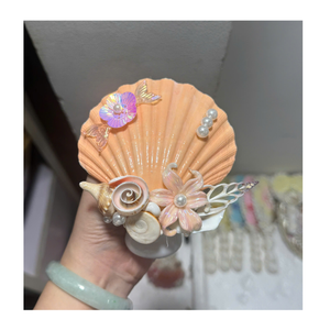 Handmade Coastal Seashell Night <b>Lamp</b> Scallop Shell Table Light Natural Decorative Bedroom <b>Bedside</b> <b>Lamp</b> for Home Interior - Product Image 5