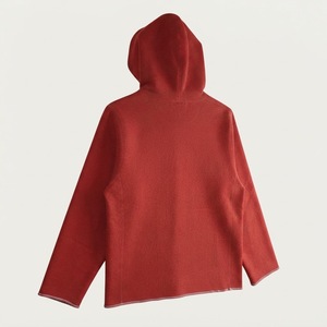 Sweat à capuche personnalisé 450 GSM pour homme, coupe oversize, délavage vintage, ourlet brut aux épaules, effet vieilli, haute qualité - Product Image 5