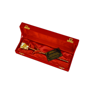 Vente en gros de roses naturelles trempées dans l'or 24 carats pour la Saint-Valentin, la fête des mères, les anniversaires de mariage, cadeaux pour femmes, rose plaquée or 24 carats - Product Image 4