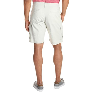 Custom Canvas Material <b>Men</b> Cargo <b>Shorts</b> Six Flap Pockets Tough Heavy Quality White Cream Neat Knee Length <b>Bermuda</b> <b>Shorts</b> - Product Image 4
