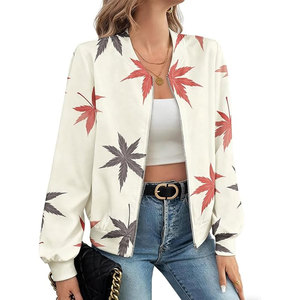 Chaquetas Bomber de Piel de Oveja Hechas a Medida para Mujer, Manga Larga, Cuello Alto, Invierno, Alta Calidad, Ropa Casual para el Día a Día - Product Image 3