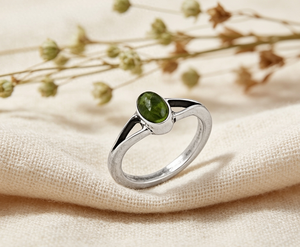 Anillo de Plata de Ley 925 con Turmalina, Elegante y Moderno, de Art Palace - Product Image 1