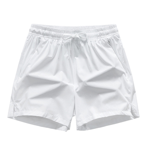 Shorts de sport décontractés pour hommes en soie glacée respirante avec poches et cordon de serrage, séchage rapide, pour la course à pied, OEM - Product Image 3