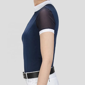 Camiseta Profesional para Montar a Caballo, Paneles de Malla Transpirable, Costuras Duraderas, Fabricante de Ropa Ecuestre de Calidad de Exportación - Product Image 3