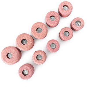 Pierres à affûter pour porte-outils Sioux, filetage 11/16 pouces, grain 80, lot de 10 pièces, pour sièges de soupape, fabriqué à Delhi - Product Image 1