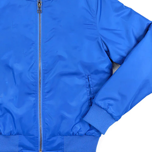 Blouson Bomber Imperméable et Coupe-Vent Bleu Royal Sigma Gamma Rho SGRho avec Broderie du Blason, Style Universitaire Greek Life, Fermeture Avant Printemps - Product Image 3