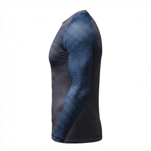 Lowe Sales Rash Guard – Vêtement à séchage rapide, sublimé, à manches longues, compressif, pull-over, pour homme, athlétique, gym, fitness, sous-vêtement de base - Product Image 2