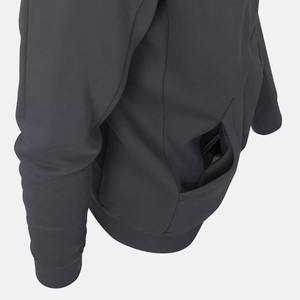 Sudadera con Capucha y Cremallera para Hombre, Corte Regular, Color Sólido, Informal, Diseño con Bolsillos de Felpa Francesa, Impermeable y Resistente al Viento para Invierno - Product Image 5