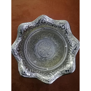 Silver Shiny Brass Made Silver Finishing Fruit Gravy Salad Serving Bowl Hot Sale Bowl for <b>Table</b> and All <b>Occasions</b> to the Title - Product Image 5
