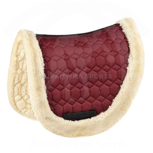 Almohadillas de Silla de Montar Ligeras OEM Lisas Teñidas con Relleno de Algodón y Forro Polar - Product Image 1