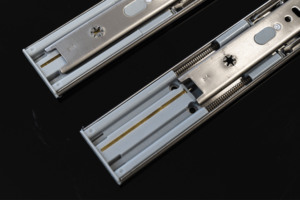 Thép Không Gỉ Mềm Đóng Ngăn Kéo Trượt Mở Rộng Đầy Đủ Thiết Kế Cho Tủ Bếp 45Mm Chiều Rộng Cho Bán Buôn Nhà Phân Phối - Product Image 3