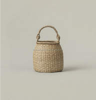 Neu gestaltete Rattan Bambus handgemachte Gemüse Aufbewahrung skorb Modern Style Rustikal Braun