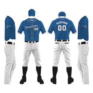 Custom Baseball Sports Uniform Durable Quick Dry Jersey Pants Set Team Clothing for School Club Youth Adult OEM ODM Wholesale - Product Image 6