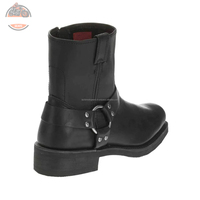 Bottes de moto en cuir Chopper de moto de client de style professionnel bottes de Chopper en cuir de qualité supérieure en gros