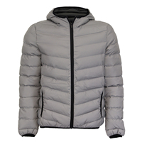 Blouson matelassé pour homme à capuche, design déchiré, rembourrage en coton, sur mesure, séchage rapide, respirant, logo frontal, pour la vente en gros