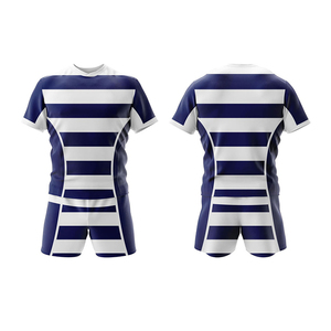 Uniforme de Rugby Elegante y Moderno, Tejido Transpirable Antibacterial, Ajuste Cómodo, Diseño Personalizable, Ropa Deportiva Informal para Equipos - Product Image 1