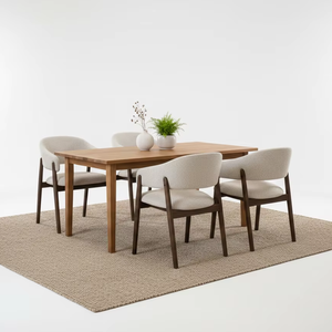 Silla de Comedor para Exteriores Uki en Madera de Teca Sólida con Estilo Minimalista Escandinavo para Sala de Estar y Uso en Exteriores - Product Image 6