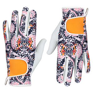 Men's Golf <b>Gloves</b> Goatskin Leather Breathable Non-Slip Pull on Closure Embossed Hands Sports - Product Image 3