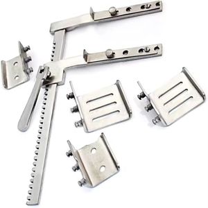 Limitador de Ventana Ajustable de Acero Inoxidable con Engranaje de Piñón y Cremallera, Bloqueo de Seguridad Reforzado para un Control Seguro de la Apertura de Ventanas - Product Image 2