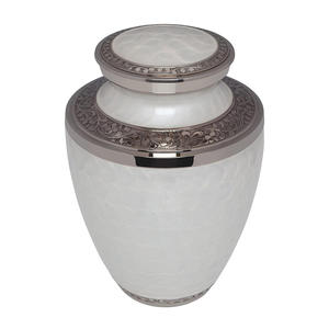 Gold and Cream Brushstrokes Adult or Keepsake <b>Urn</b> <b>Ashes</b> Cremation Weighted <b>Urn</b> Funeral Memorial - Product Image 5