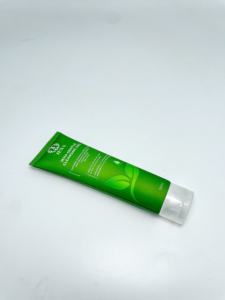 Tubo de Plástico PE de Producción Directa de Fábrica para Envasado de Gel Limpiador Facial, Superficie Verde Mate, Impresión por Serigrafía - Product Image 5