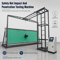 Machine d'essai de pénétration pour la performance aux impacts des filets de sécurité GB 5725, équipement de protection pour la construction, prix usine