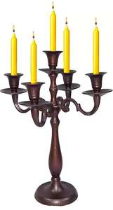 Candelabro de Cristal de 5 Brazos Chapado en Oro de Alta Calidad, Estilo Antiguo, Duradero, para Decoración de Bodas y Hogar - Product Image 5