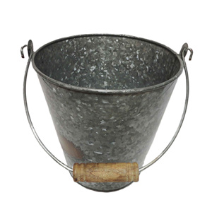 Mango de cubo de hierro galvanizado de gran tamaño de alta calidad para Año Nuevo, artículo decorativo de jardín de Halloween, exportación directa India - Product Image 4