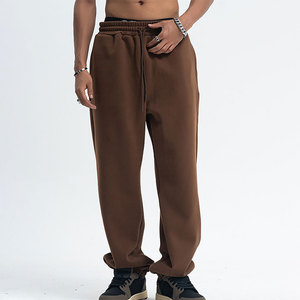 Pantalones Deportivos de Algodón Personalizados para Hombre, Cintura Elástica con Cordón, Estilo Casual, Bolsillos Laterales, Ropa Urbana para Otoño - Product Image 3