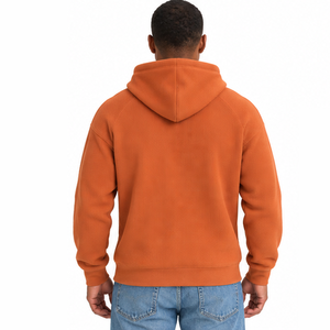<b>Men</b> Waffle Knit Hoodie Custom Pullover <b>Thermal</b> Hooded Sweatshirt Casual Long Sleeve Textured Sportswear Streetwear OEM ODEM - Product Image 4