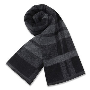 Bufanda de punto unisex cálida de invierno con estampado de dibujos animados - Cuello de punto grueso con diseño de canalé - Bufandas de acrílico suave de color sólido personalizadas - Product Image 3