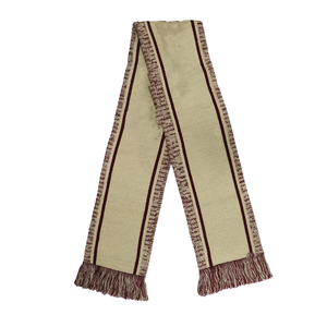 Conjunto Premium de Bufanda y Gorro de Punto Jacquard Kapa Alpha Psi en Rojo Carmesí y Crema - Regalo de Invierno Nupe Heritage - Artículos de Distinción Diamond Achievement - Product Image 4