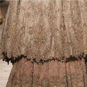 Vestido de Novia Étnico para Mujer, el Más Hermoso Vestido de Patrón Sólido para Damas, Ropa Pakistaní Ecológica Personalizada - Product Image 6